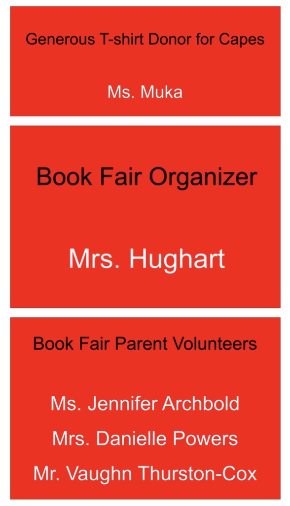 Pentwater Elementary Staff and students are grateful to all who made reading month extra special.