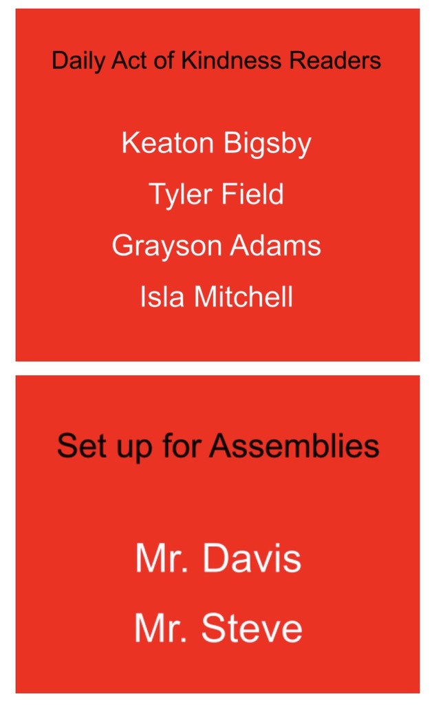 Pentwater Elementary Staff and students are grateful to all who made reading month extra special.