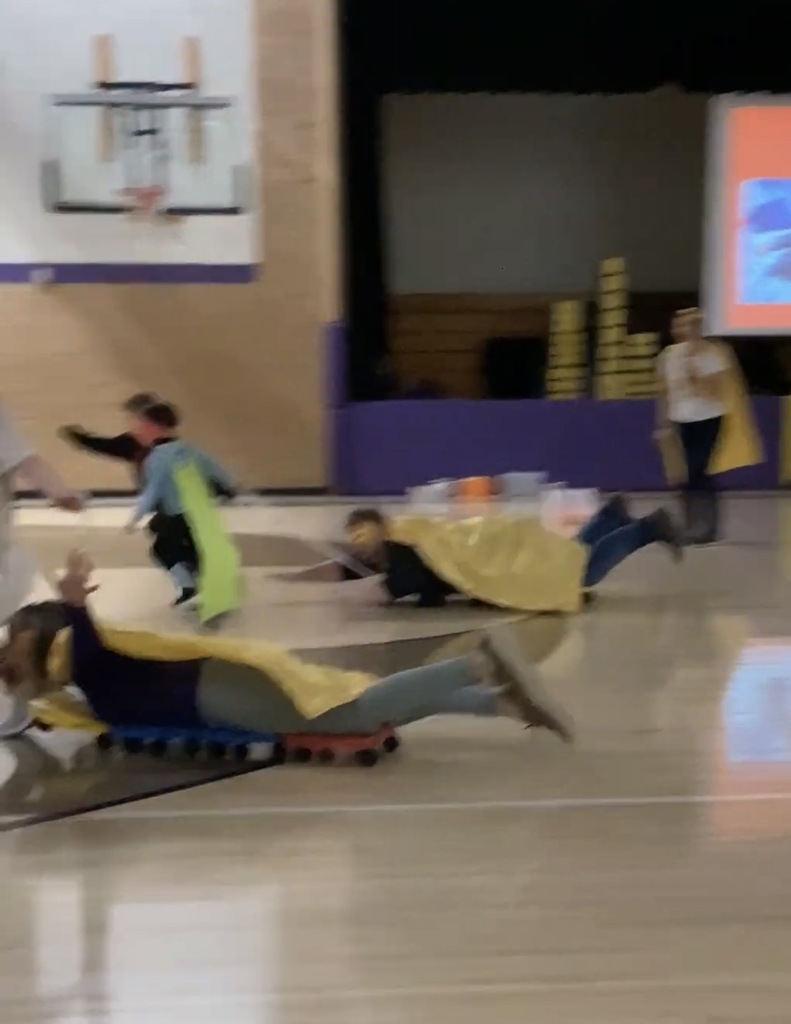 Loads of fun took place at our March is Reading Month celebration assembly.