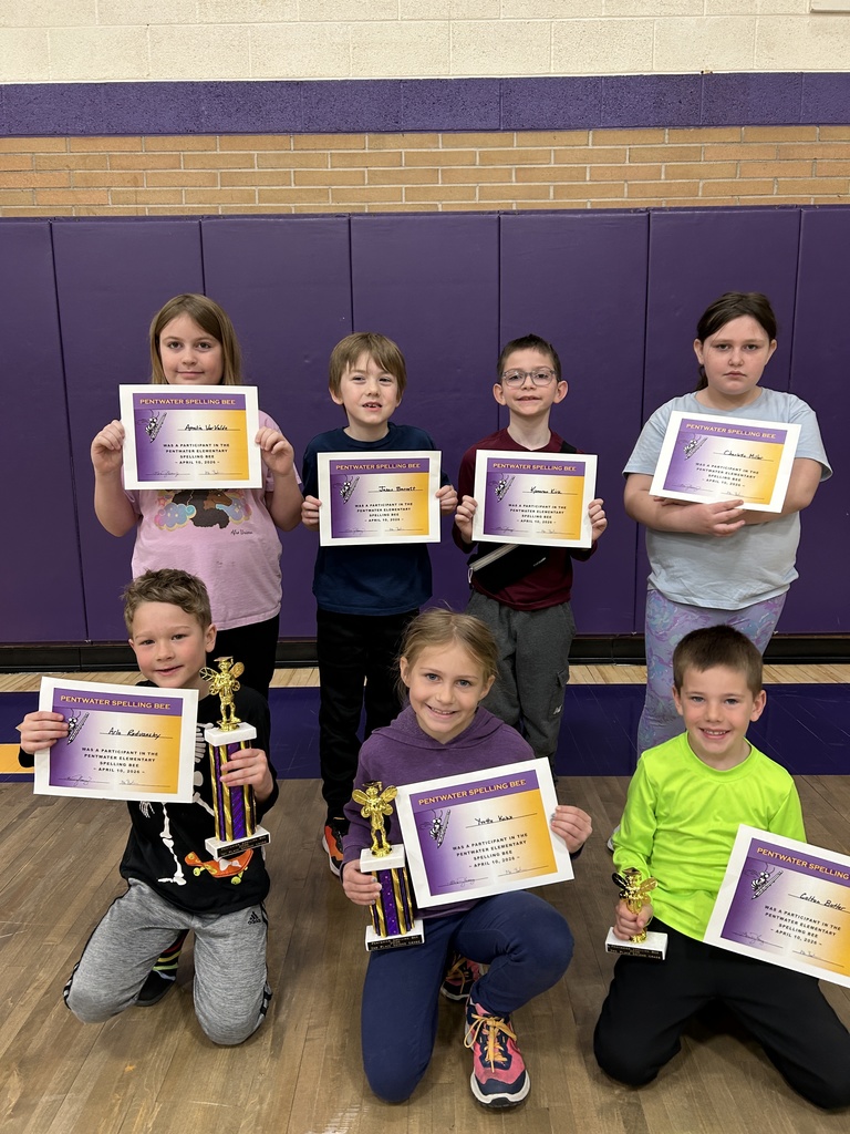 2nd Grade Spelling Bee Participants and Winners
