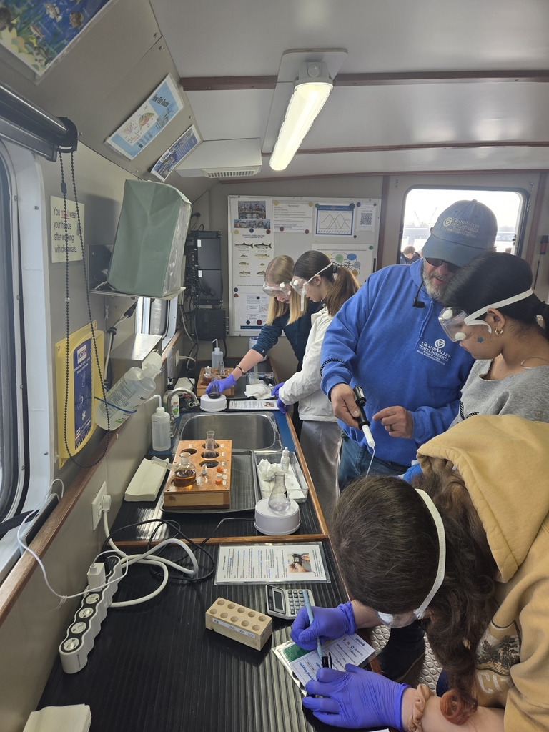 students and science 