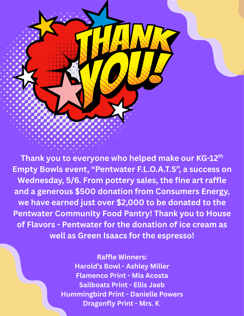 F.L.O.A.T.S - Empty Bowl Event Thank You Note