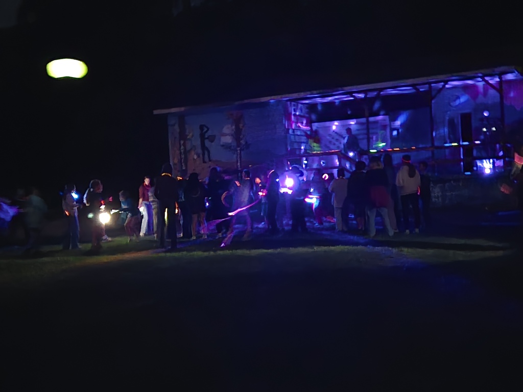 Glow dance party