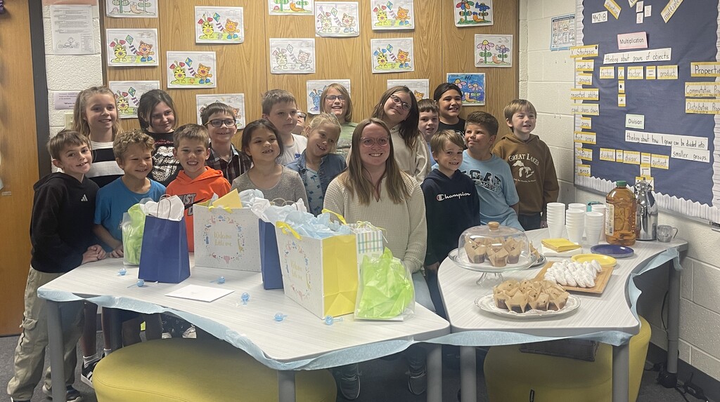 3rd Grade and Brianna Adams Baby Shower photo