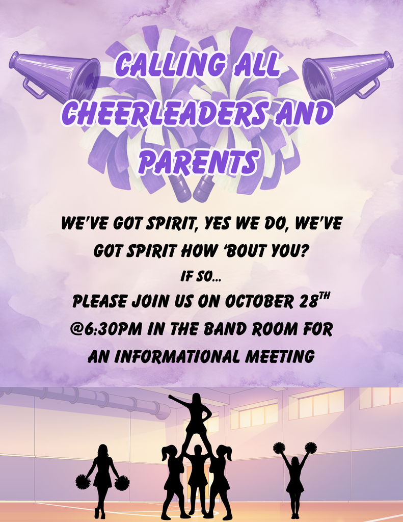 "We are looking forward to Pentwater's cheer season and will be holding a parent/athlete meeting for both JH and Varsity cheerleading on Wednesday, October 28th at 6:30 PM!"