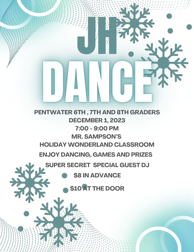 Flier for JH Dance on Dec. 1