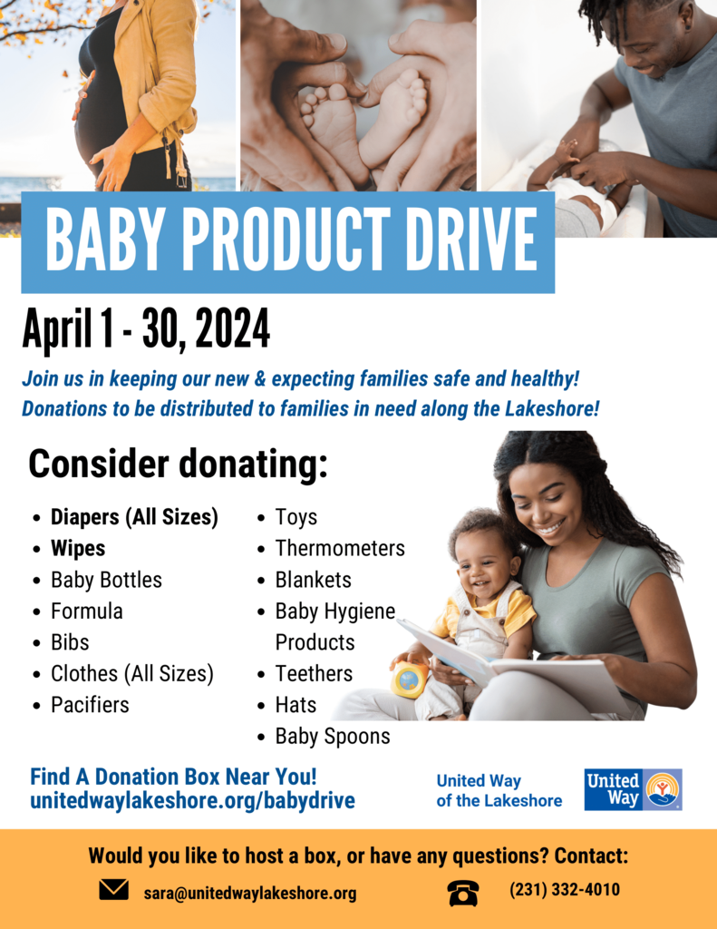 DHD#10 Baby Product Drive Flyer
