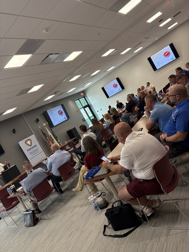 Area Administrators gathered to hear updates to school safety