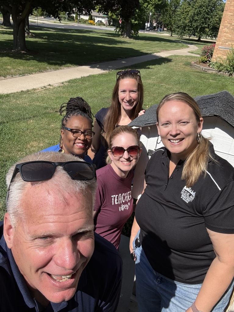 ROE team members cleaning PPS Little Food Pantries
