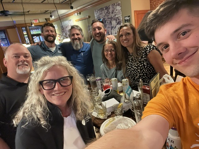 Tech Leaders enjoying a meal together