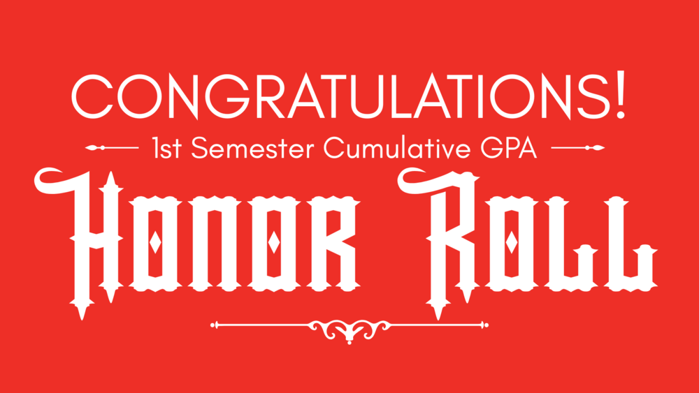 honor roll graphic