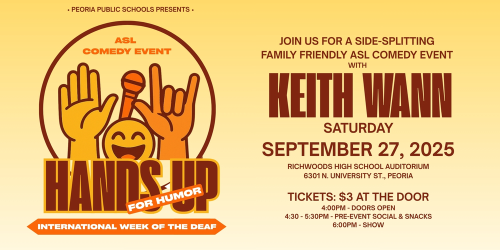 Hands Up ASL Comedy event