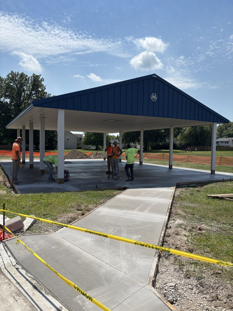 Concrete is poured!