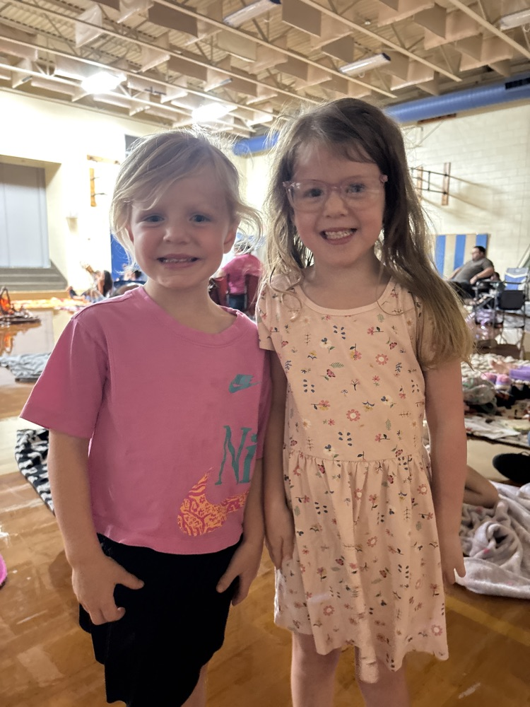classmates meet at Family Reading Night!