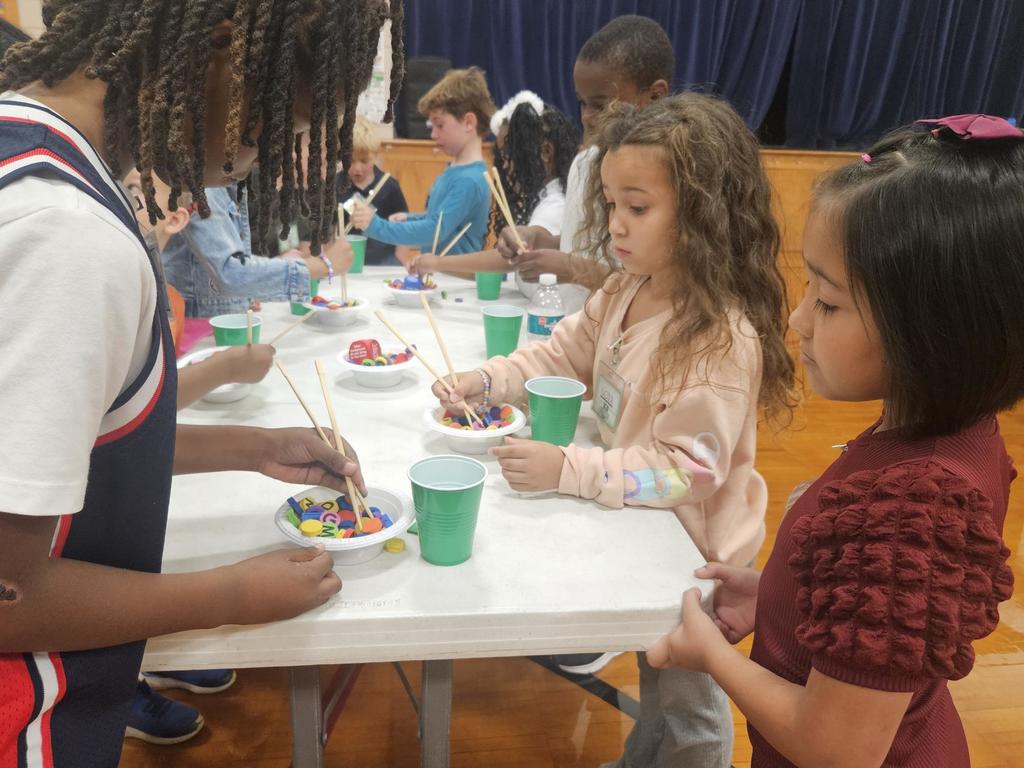 Students enjoy their first annual Team House Activities.