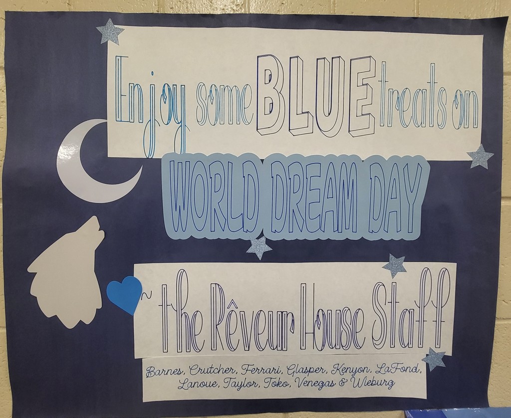 blue sign