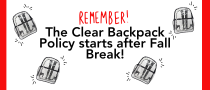 clear backpack