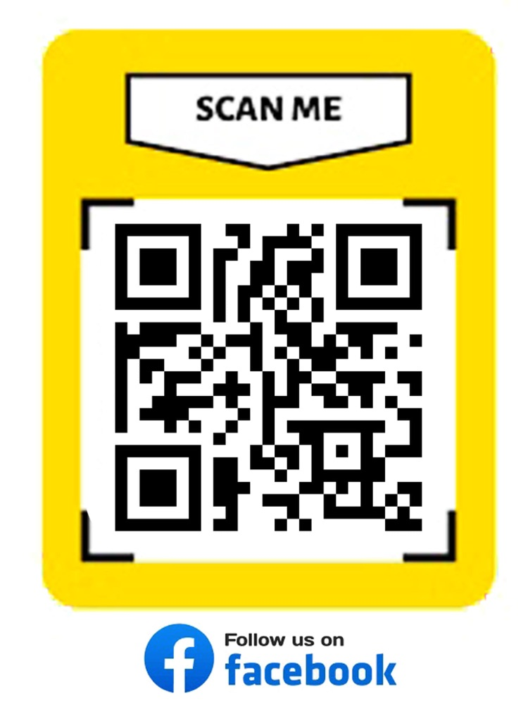 QR follow us on Facebook