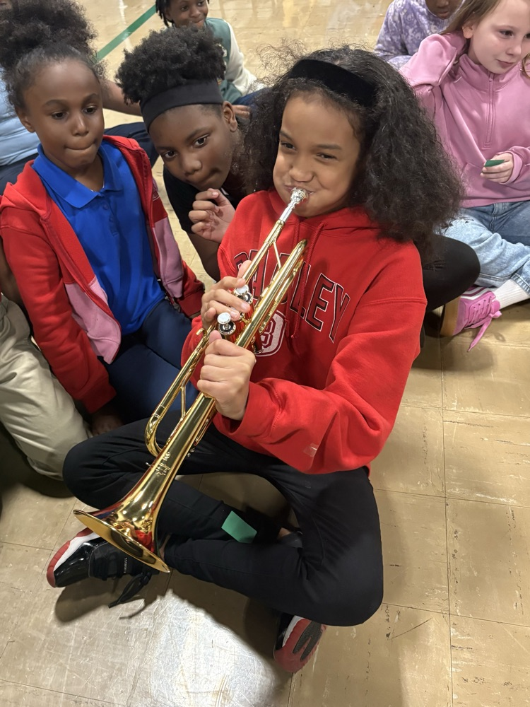 Janyla is going to be a great brass player someday!