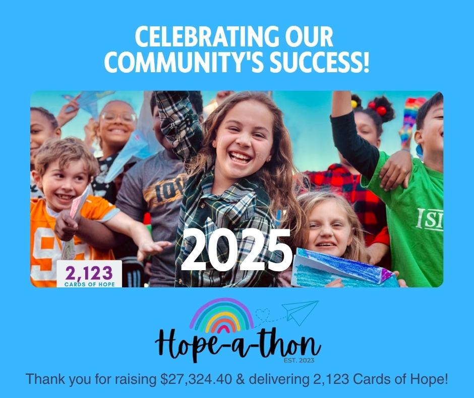 Hope-a-thon success message