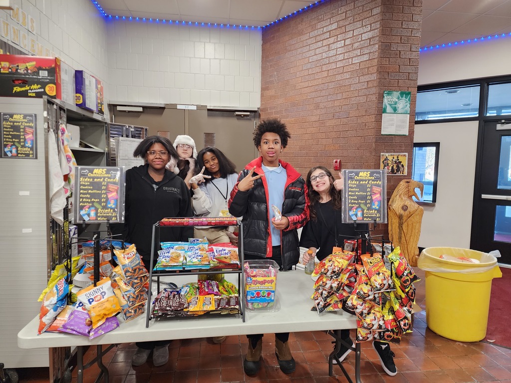 students working concessions 