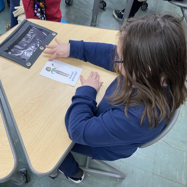 student participating in JA