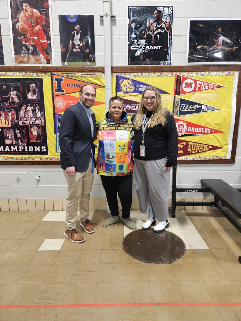 Carol, Principal Durr, and Vice Principal Swalve