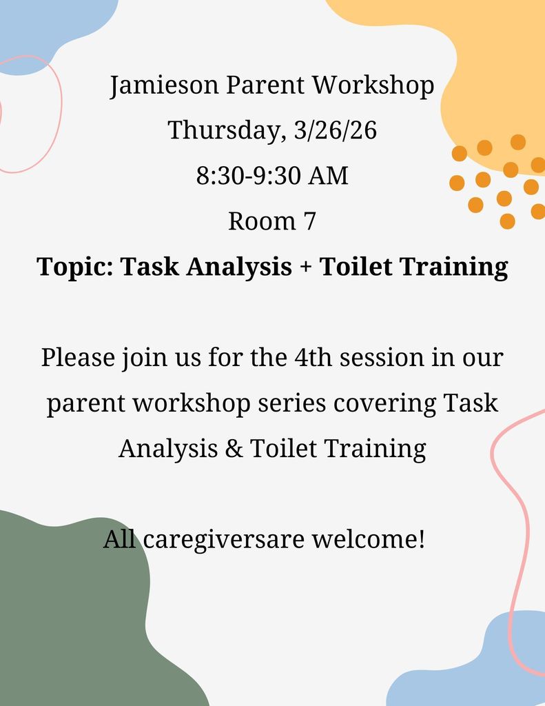 Parent Workshop Flyer