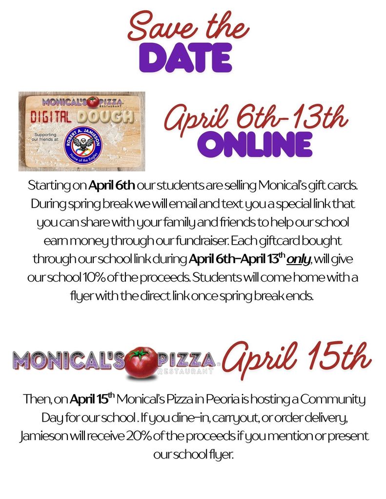 Monical's Fundraisers