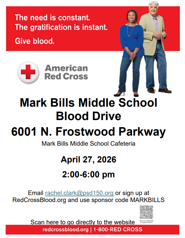 blood drive flyer