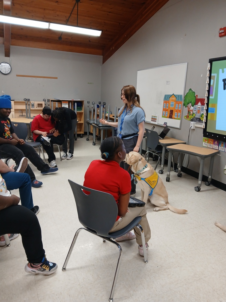 students and working dogs