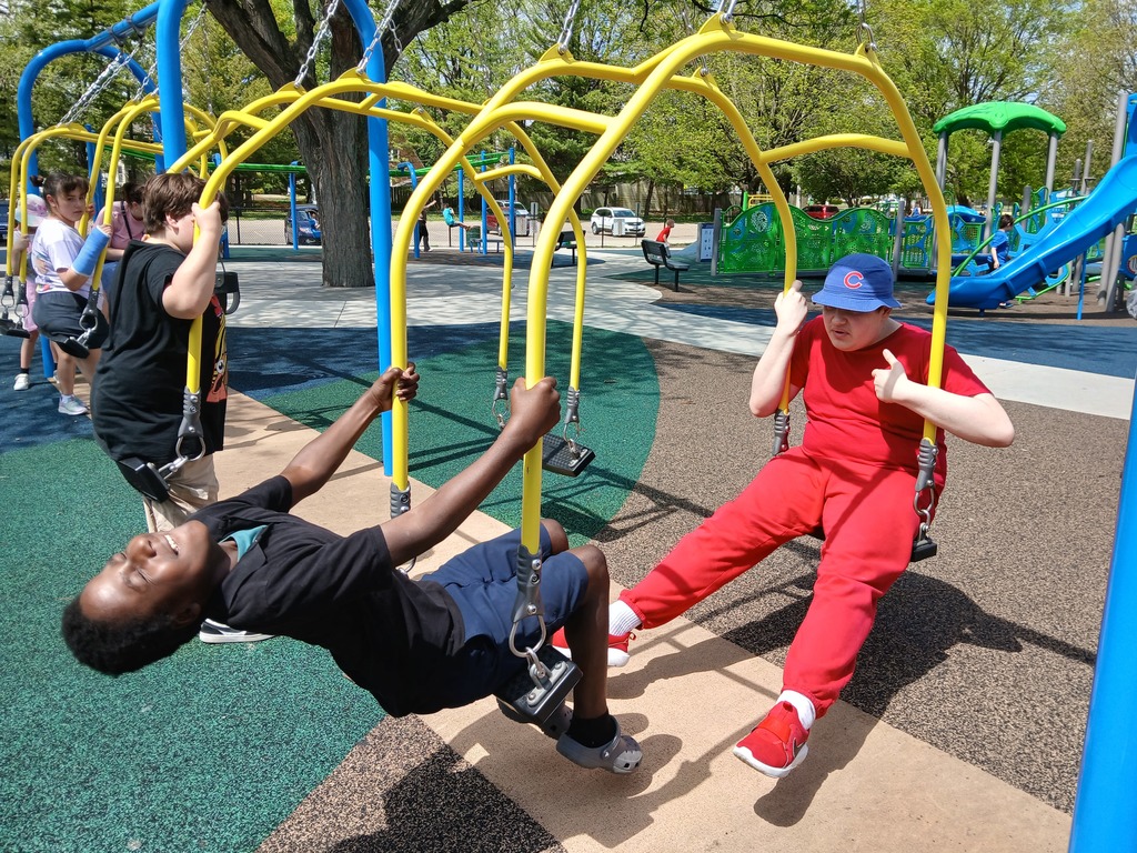 kids on playground