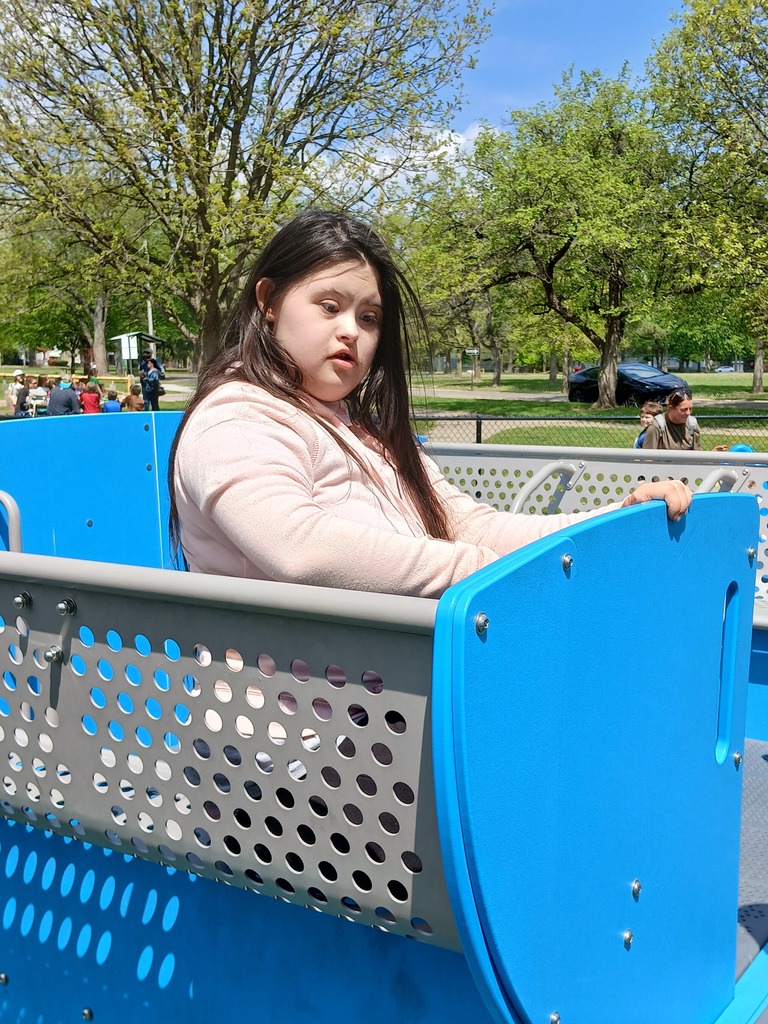 child on playground