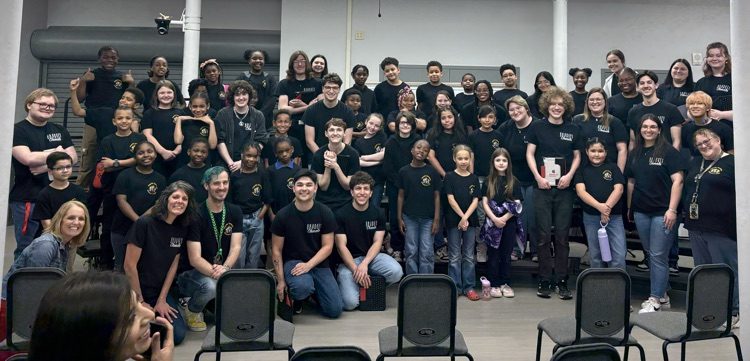 It was a great day of making music with The Maude Sanders Children’s Choir and The Bradley Chorale. 