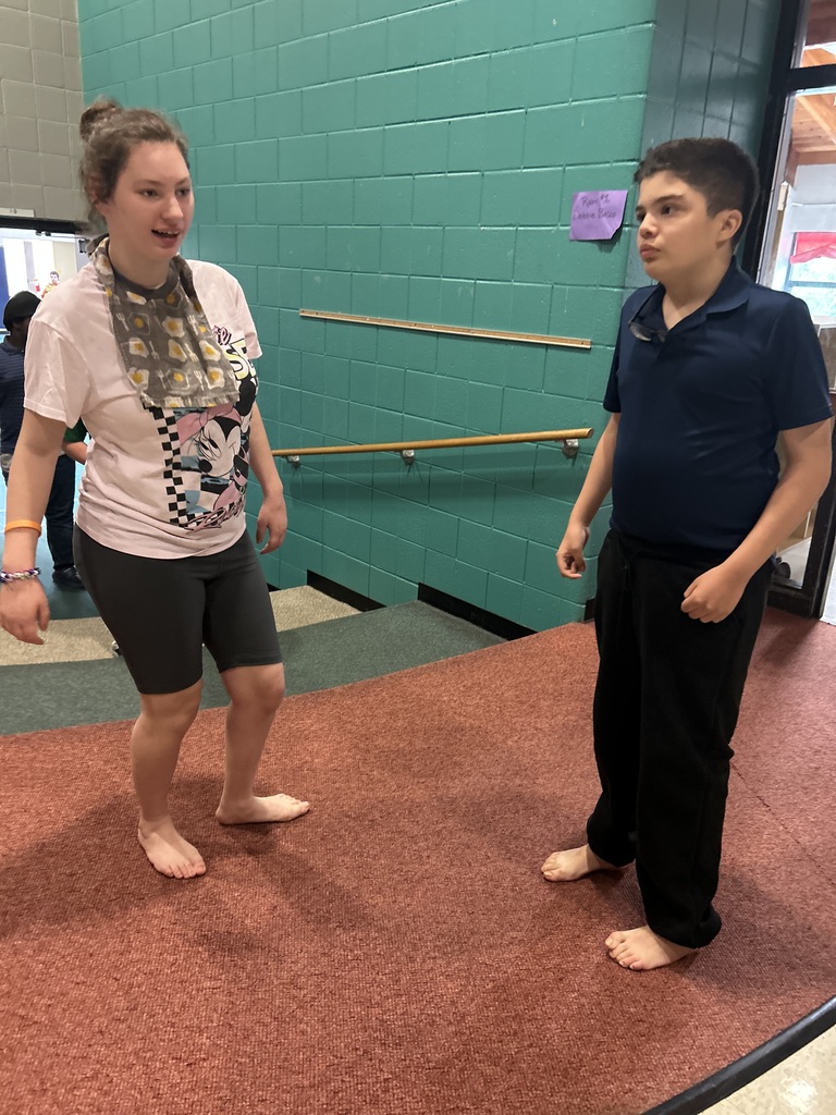 students walking