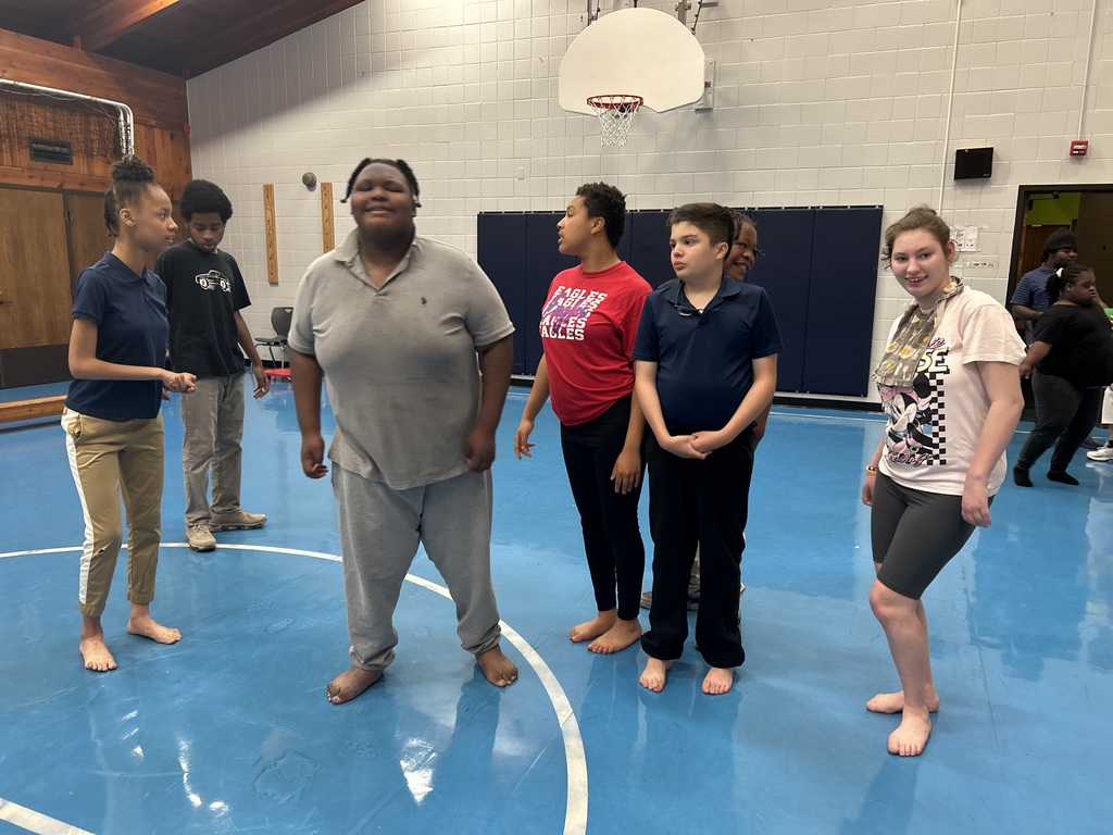 students barefoot