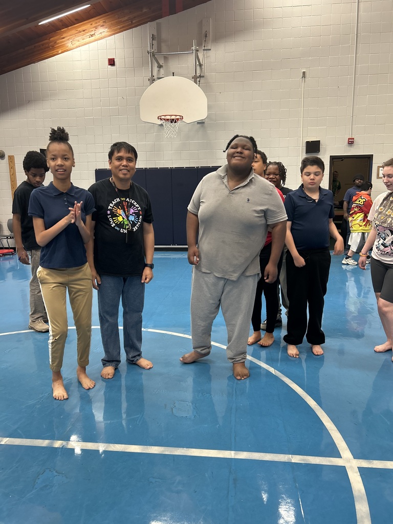 students with teacher