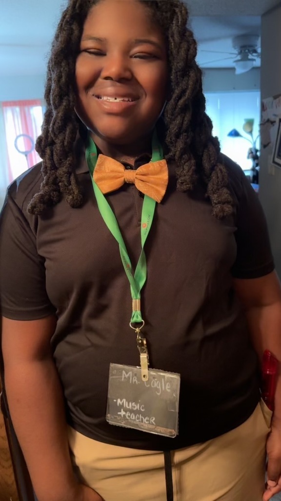 J dressed as Mr. Hesh