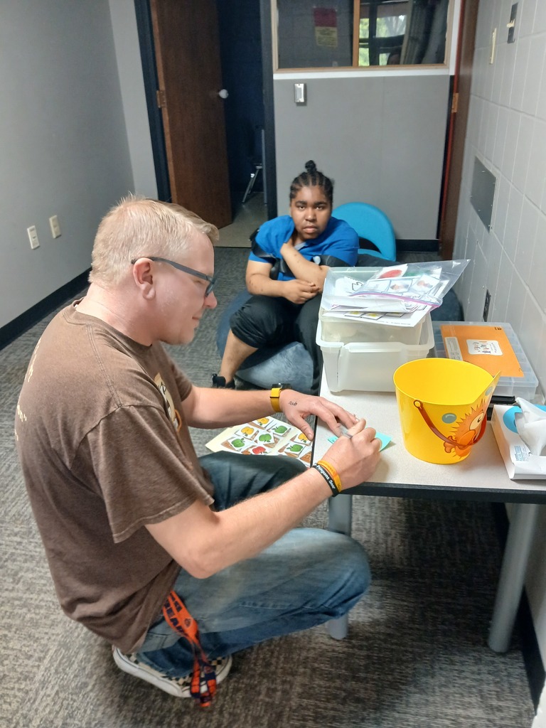 Mr. Brad and student