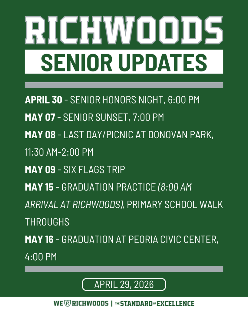 CLASS OF 2026 UPDATES