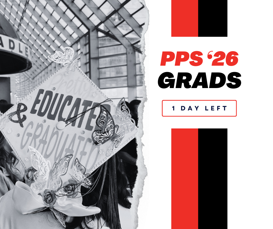 1 day until graduation 