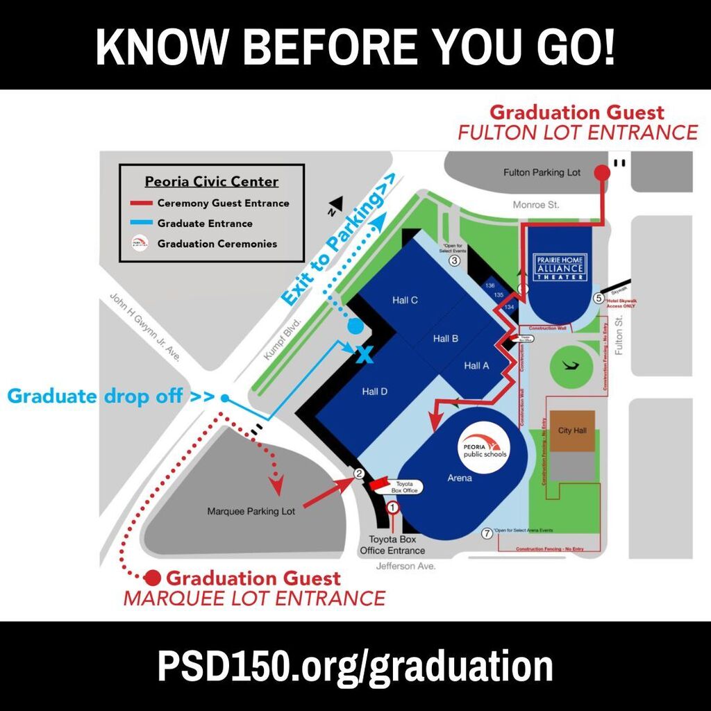 parking and entrance map