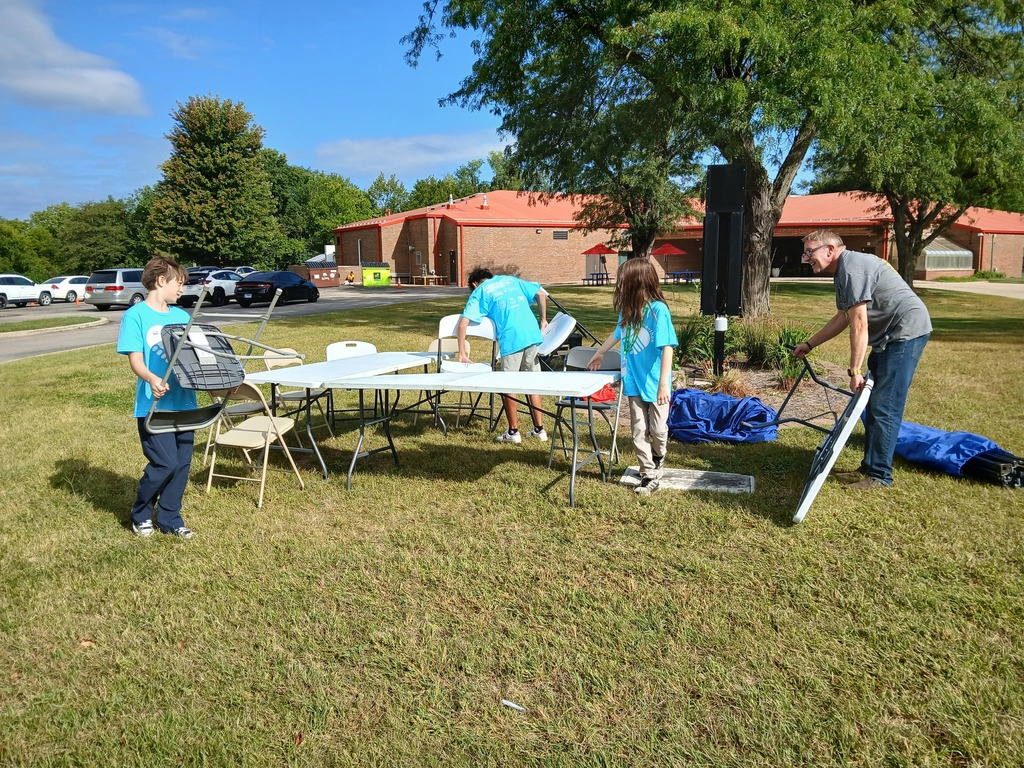 Plant Sale Set Up