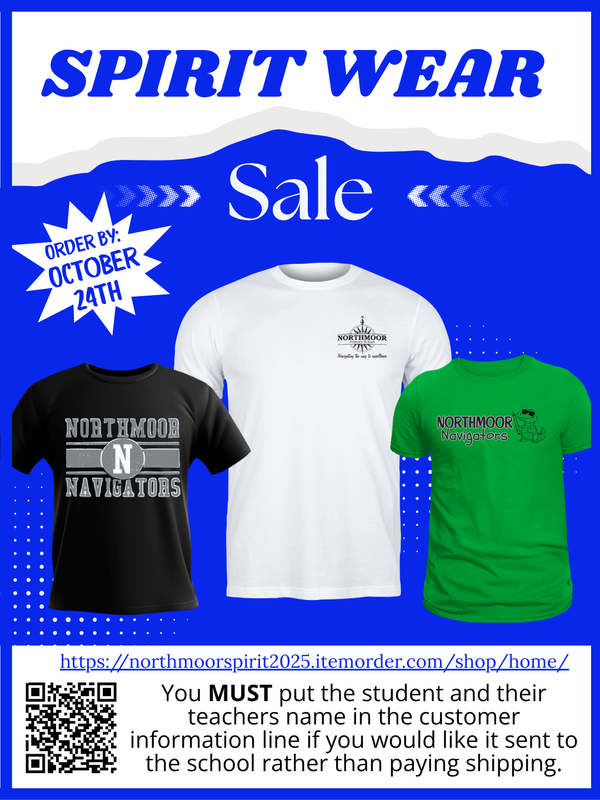 Spirit Wear Sale