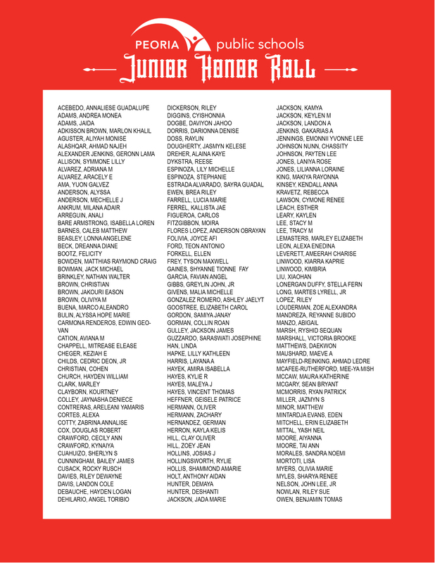 Honor Roll JR1