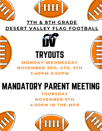football flyer