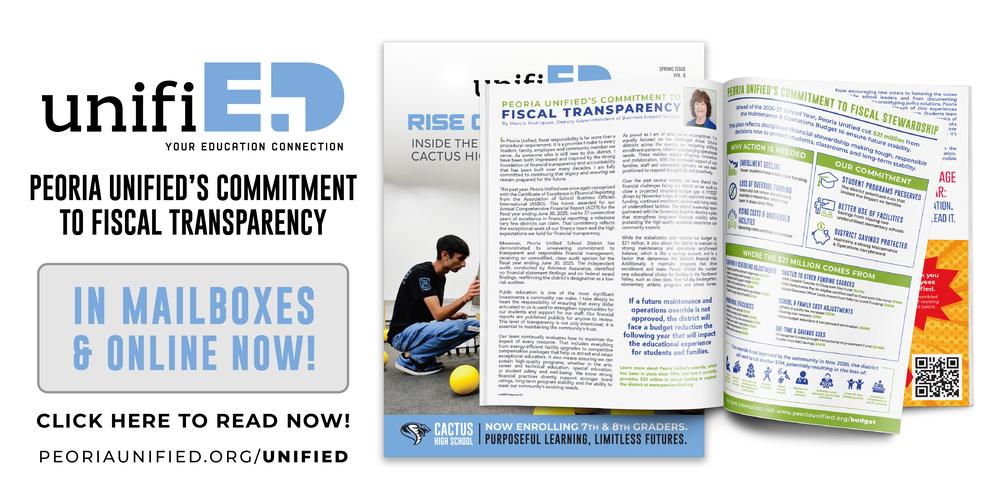 Peoria Unified's Commitment to Fiscal Transparency