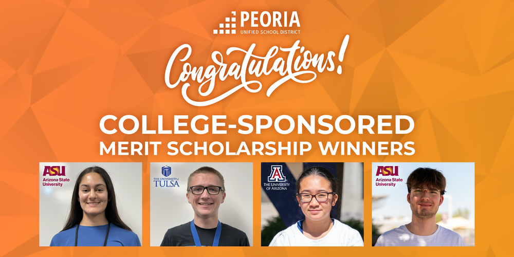 Congratulations college-sponsored merit scholarship winners