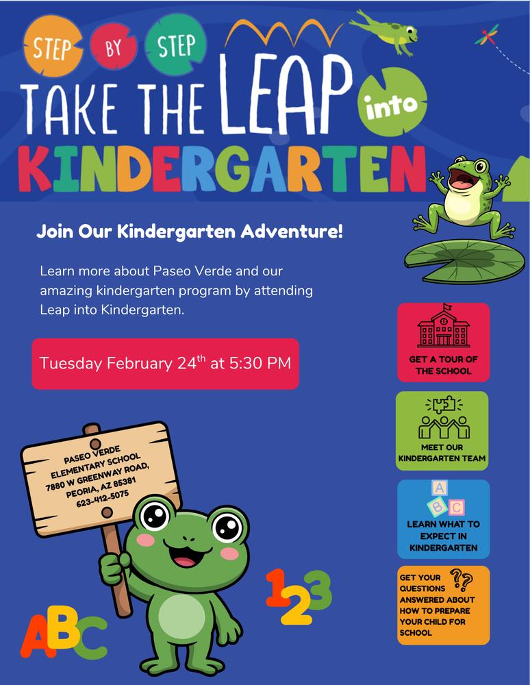 Take the Leap into Kindergarten 