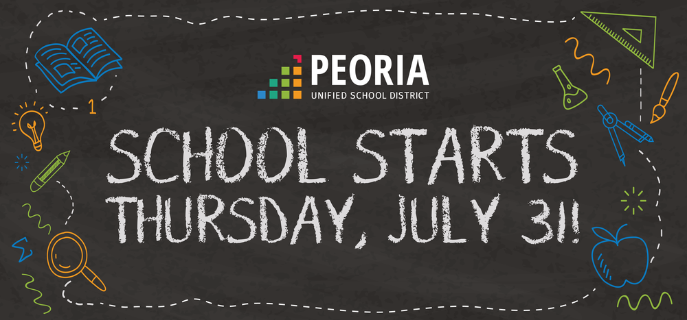 School starts July 31 graphic